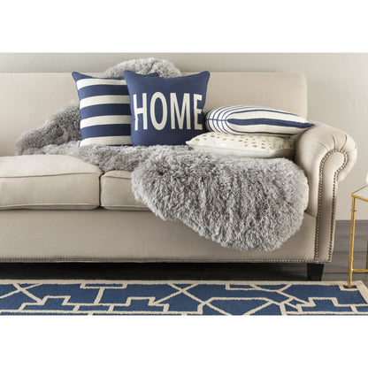 Glyph Pillow - 16321 by Surya in not loaded. Made from 100% cotton in a modern style.