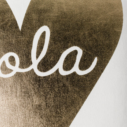 Glyph Pillow - 8906 by Surya in cream, metallic gold. Made from 100% cotton in a modern style.