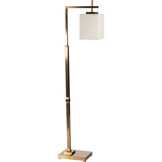 Quadrille Floor Lamp by Bradburn Home. Made from iron, alabaster in a unique style.
