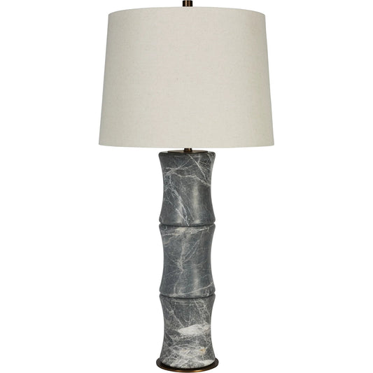 Marble Bamboo Lamp by Bradburn Home. Made from marble in a unique style.