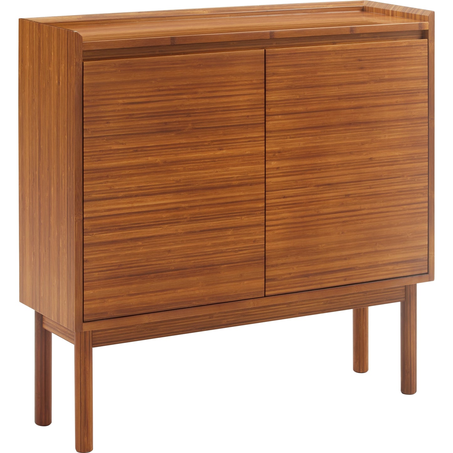 001 SI-1991832 | Primary Silo | Mira Console by Greenington in amber. Made from solid moso bamboo in a modern style.