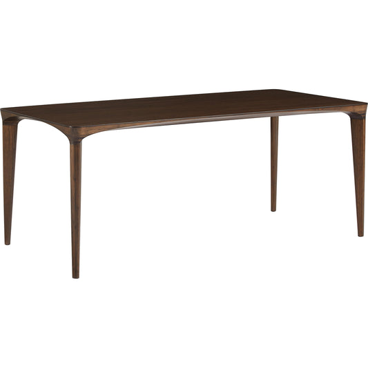 Marseilles Dining Table by Greenington in black walnut. Made from 100% solid moso bamboo in a unique style.