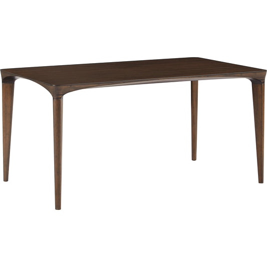 Marseilles Dining Table by Greenington in black walnut. Made from 100% solid moso bamboo in a unique style.
