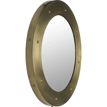 Clay Mirror by Noir. Made from metal in a modern style.