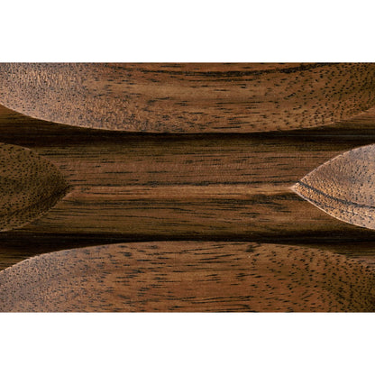 New Fuss Mirror by Noir in dark walnut. Made from walnut in a modern style.