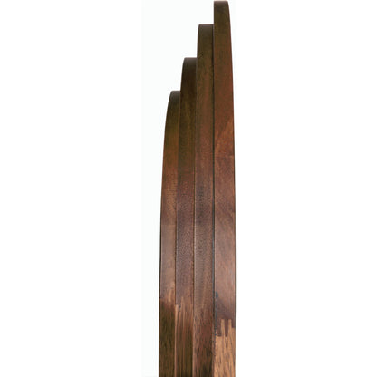 New Fuss Mirror by Noir in dark walnut. Made from walnut in a modern style.