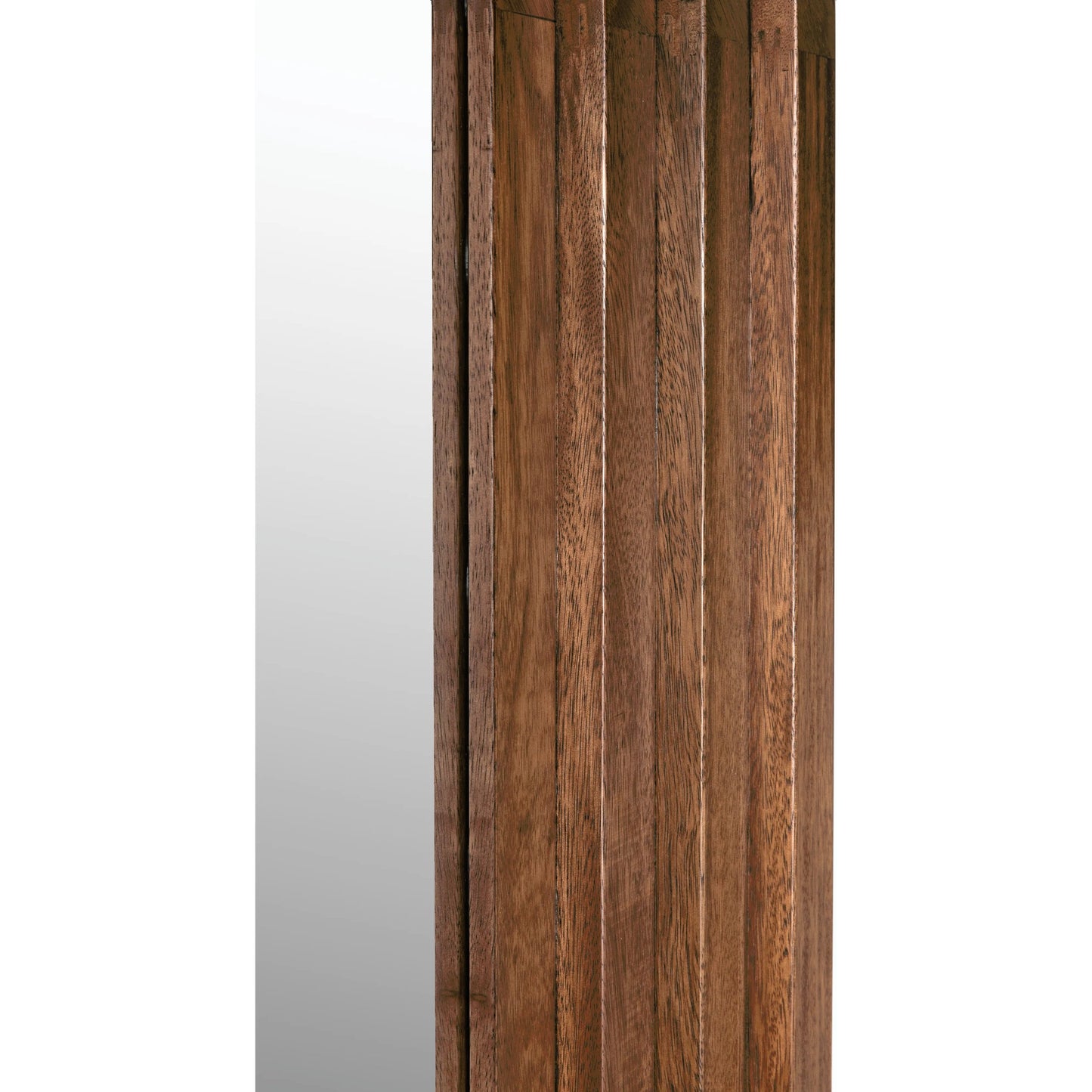 007 SI-2143528 | Unknown | New Fuss Mirror by Noir in dark walnut. Made from walnut in a modern style.