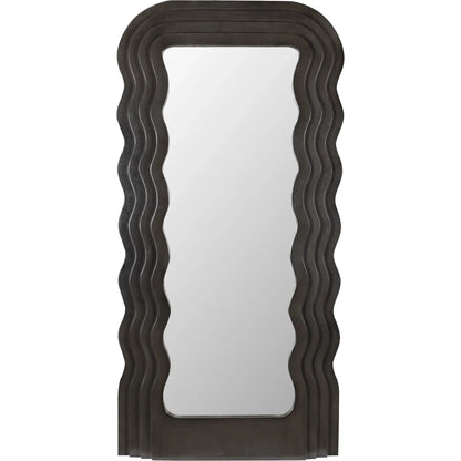 Atticus Mirror by Noir in pale. Made from mahogany and mirror in a modern style.