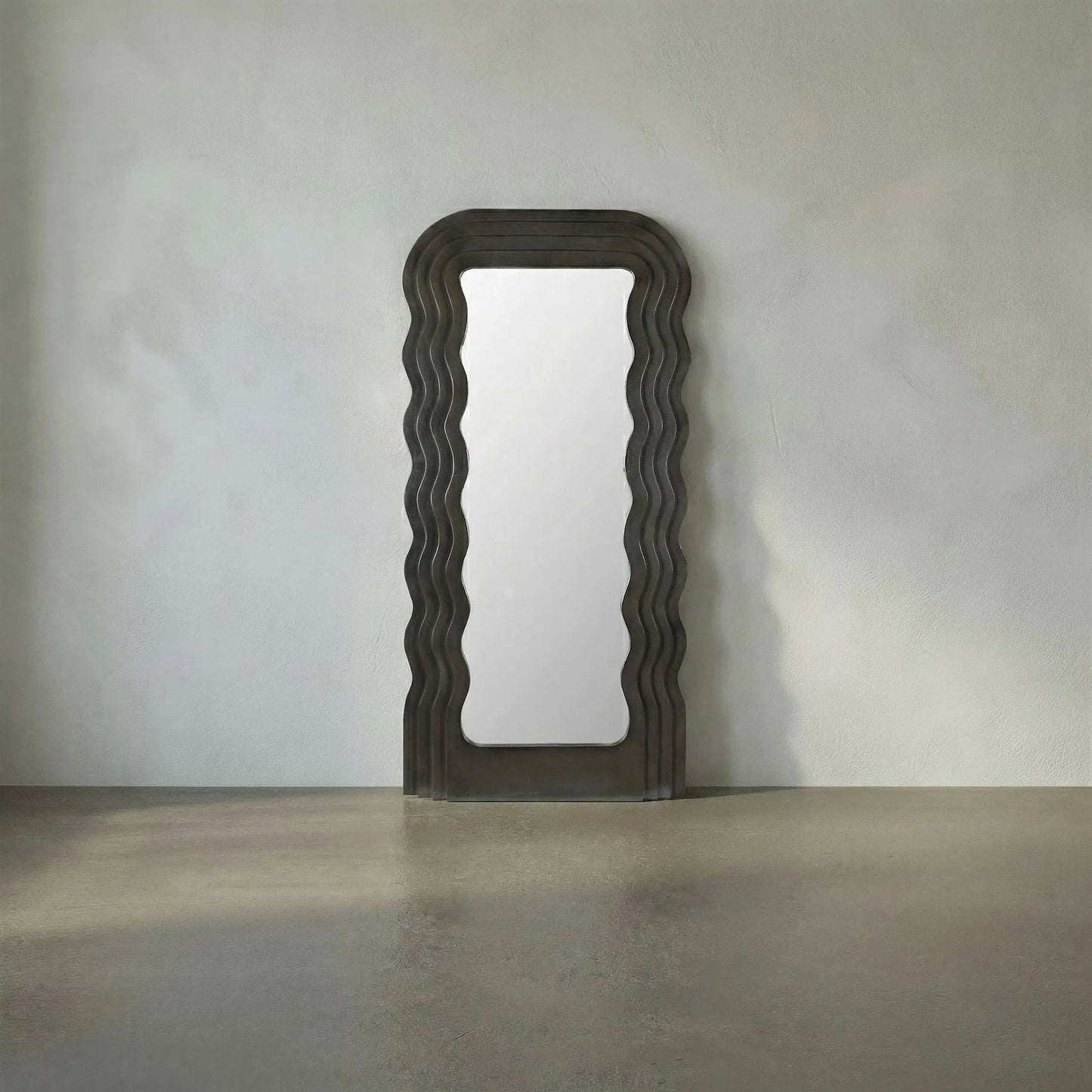 021 SI-1956801 | Lifestyle | Atticus Mirror by Noir in pale. Made from mahogany and mirror in a modern style.