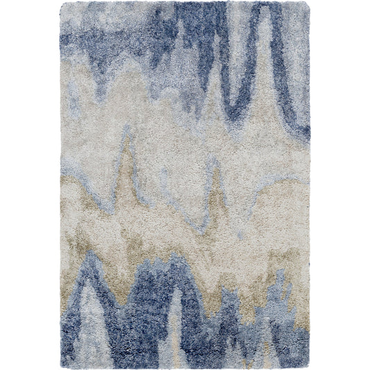 Gemini Rug - 12645 by Surya in cobalt, light gray, navy. Made from unique in a unique style.