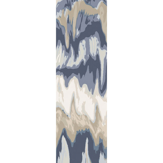 Gemini Rug - 12645 by Surya in cobalt, light gray, navy. Made from unique in a unique style.