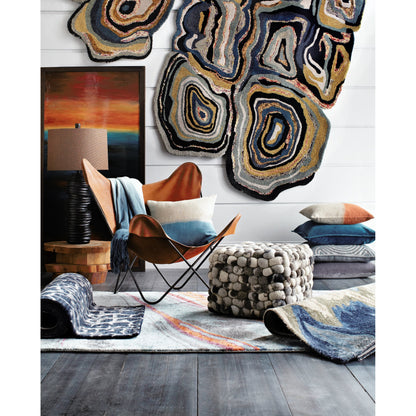 Gemini Rug - 12645 by Surya in beige, denim, navy, light gray. Made from unique in a unique style.