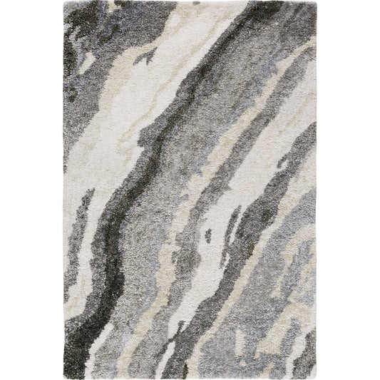 Gemini Rug - 12647 by Surya in charcoal, gray. Made from 100% banana silk in a unique style.