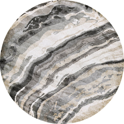 Gemini Rug - 12647 by Surya in charcoal, gray, light slate, off-white. Made from unique in a unique style.