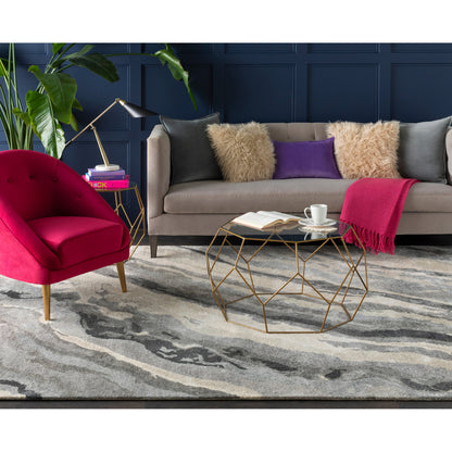 Gemini Rug - 12647 by Surya in charcoal, gray, light slate, off-white. Made from unique in a unique style.