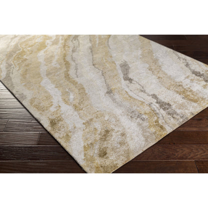 Gemini Rug - 12647 by Surya in charcoal, gray, light slate, off-white. Made from unique in a unique style.