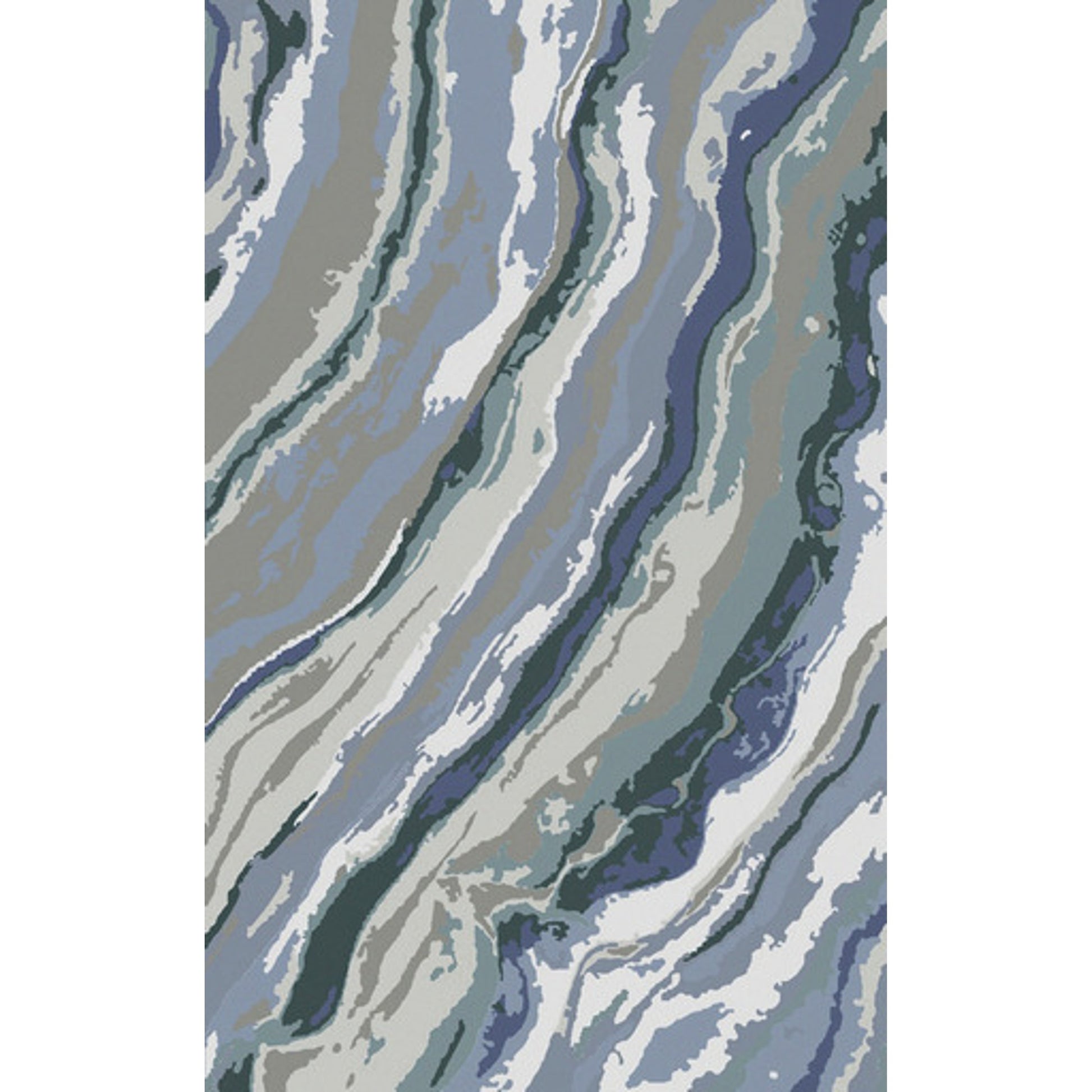 Gemini Rug - 12647 by Surya in charcoal, gray, light slate, off-white. Made from unique in a unique style.