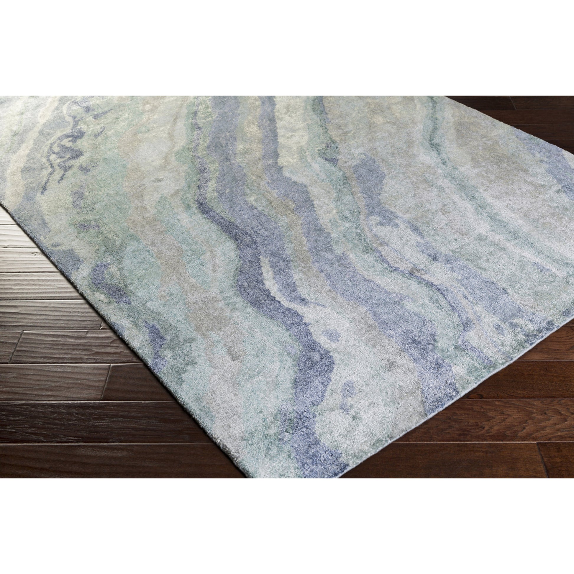 Gemini Rug - 12647 by Surya in charcoal, gray, light slate, off-white. Made from unique in a unique style.
