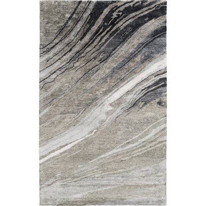 Souk GMN-4051 Rug by Surya in charcoal, gray, light slate, off-white. Made from unique in a unique style.