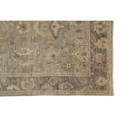 Carrington Traditional Oriental Rug - 6504F by Feizy in gray, gold, pink. Made from wool in a unique style.