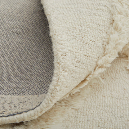 Anica Transitional Geometric Rug - 8008F by Feizy in ivory, taupe, brown. Made from wool in a unique style.