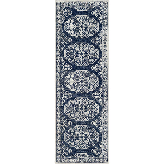 Granada Rug - 23805 by Livabliss in gray, light blue, beige, navy, light beige, charcoal. Made from unique in a unique style.