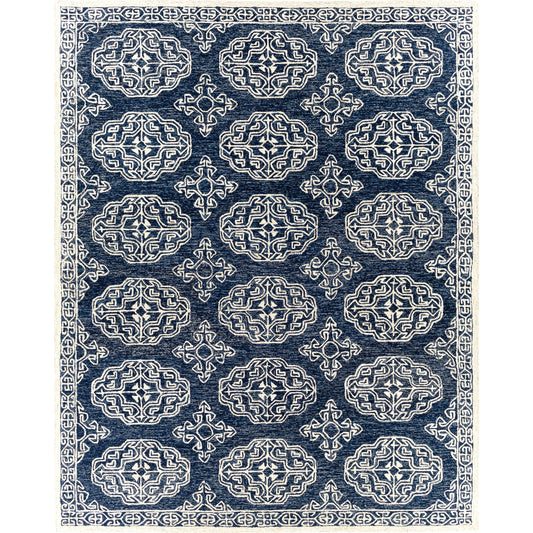 Granada Rug - 23805 by Livabliss in gray, light blue, beige, navy, light beige, charcoal. Made from unique in a unique style.