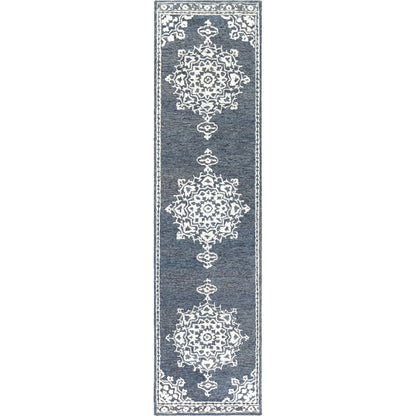 Granada Rug - 23806 by Surya in charcoal, cream. Made from 100% wool in a unique style.