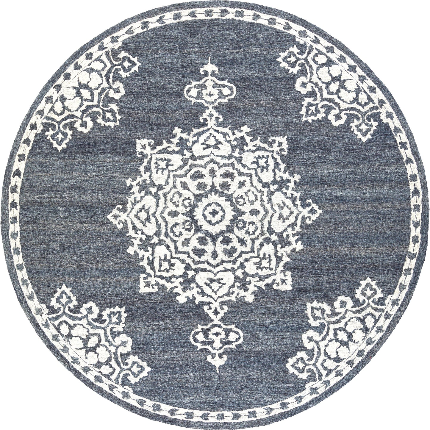 001 SR-755533,SR-755535 | Primary Silo | Granada Rug - 23806 by Surya in charcoal, cream. Made from 100% wool in a unique style.