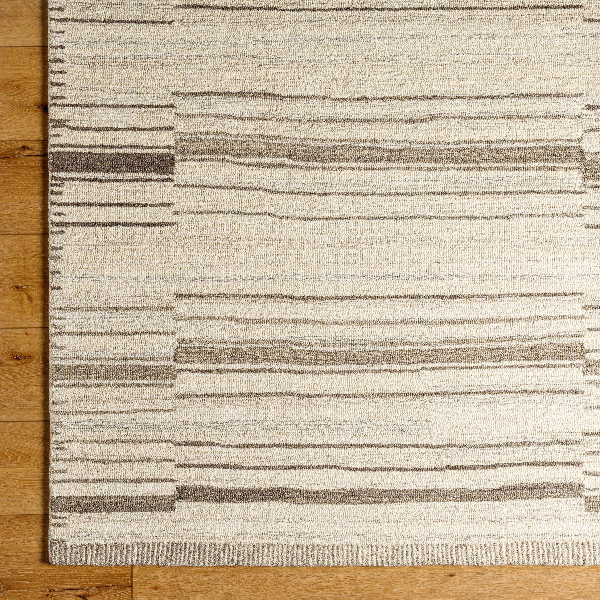 Granada Rug - 32649 by Livabliss in cream, charcoal. Made from main: 100% wool in a unique style.