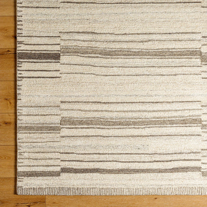 Granada Rug - 32649 by Livabliss in cream, charcoal. Made from main: 100% wool in a unique style.