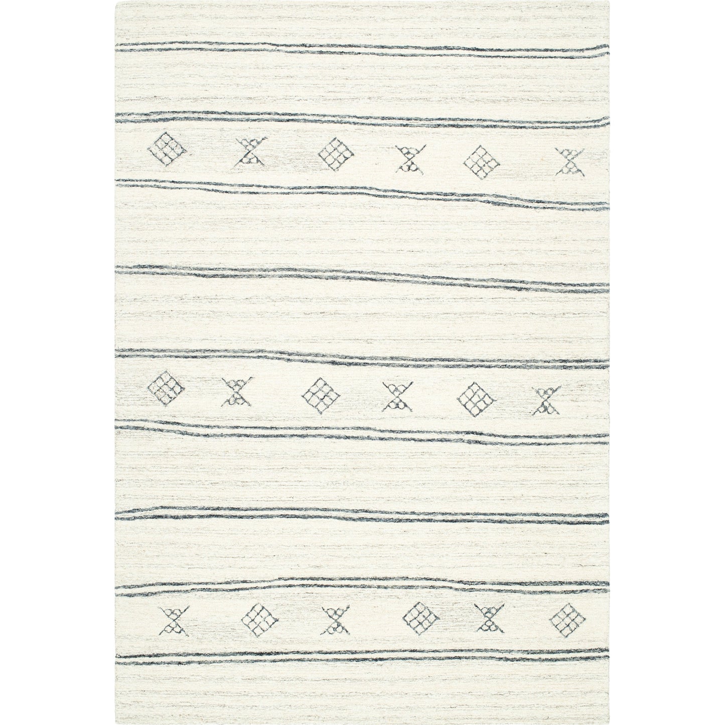 001 SI-1922964,SI-1922965,SI-1922966,SI-1922967 | Primary Silo | Granada Rug - 32650 by Livabliss in cream, black, charcoal. Made from main: 100% wool in a unique style.