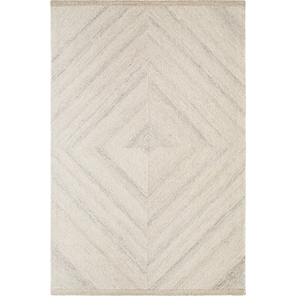 Granada Rug - 485345 by Livabliss in ivory, medium brown, light beige. Made from face: 100% wool, warp: 100% cotton in a unique style.
