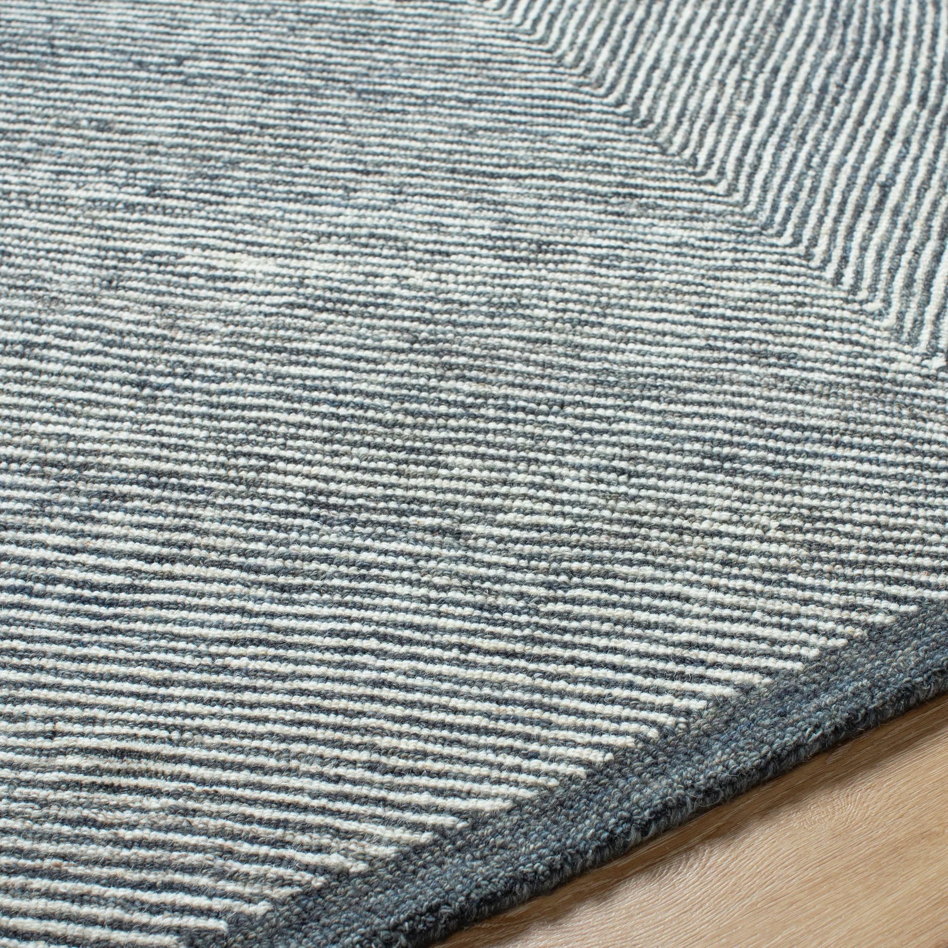 Granada Rug - 485345 by Livabliss in ivory, medium brown, light beige. Made from face: 100% wool, warp: 100% cotton in a unique style.