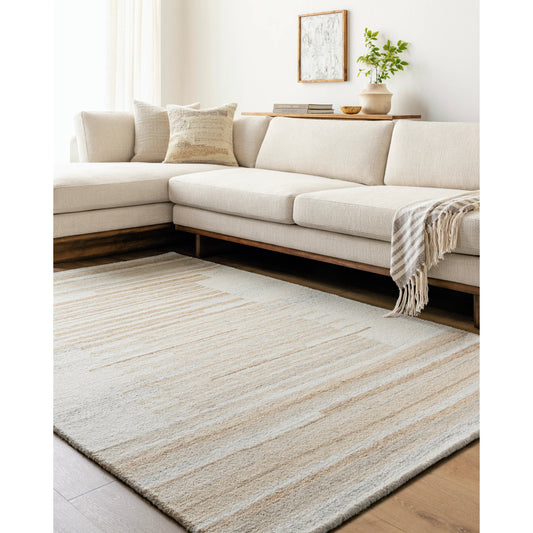 Granada Rug - 485382 by Livabliss in pearl, warm grey. Made from wool in a unique style.