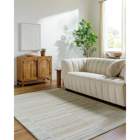 Granada Rug - 489085 by Livabliss in light silver, ash. Made from face: 100% wool in a unique style.