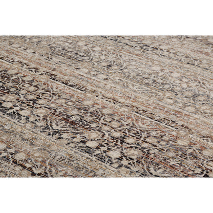 Caprio Transitional Damask Rug - 3961F by Feizy in gray, ivory, tan. Made from polyester, viscose in a unique style.