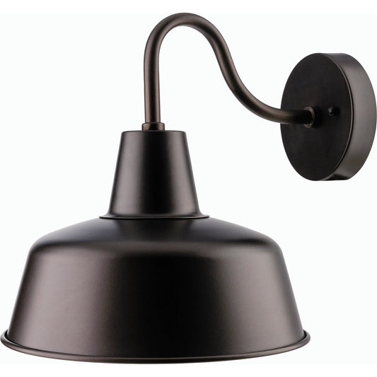 Gianni Wall Sconce - 532974 by Livabliss in fixture: black, shade (outside): black, shade (inside): gold, cord: black and paintedmetallicpaintedpainted. Made from iron, metal in a modern style.