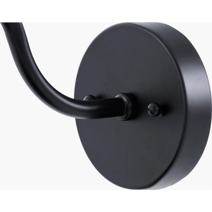 Gianni Indoor/Outdoor Wall Sconce by Livabliss in fixture: black, shade (outside): black, shade (inside): gold, cord: black and paintedmetallicpaintedpainted. Made from iron, metal in a modern style.