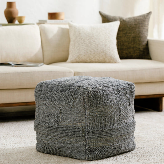 Gabon - 484014 by Surya. Made from top: 100% recycled pet yarn, bottom: 100% polyester, fill: 100% polybeads in a modern style.