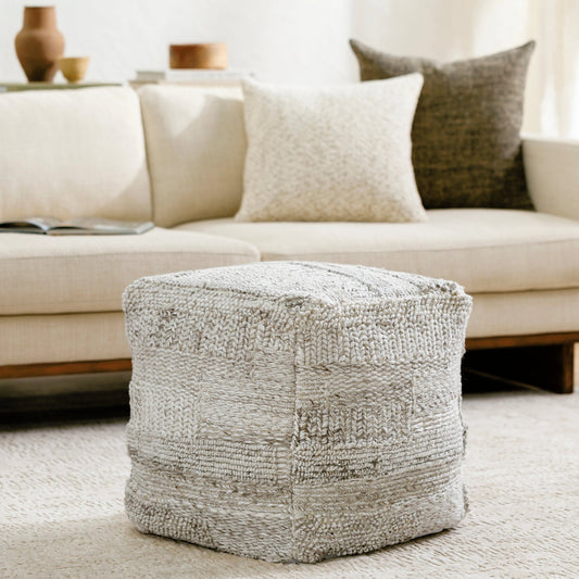 Gabon - 484014 by Surya. Made from top: 100% recycled pet yarn, bottom: 100% polyester, fill: 100% polybeads in a modern style.