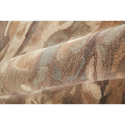 Amira Transitional Rug - 8632F by Feizy in brown, gray, tan. Made from wool in a unique style.