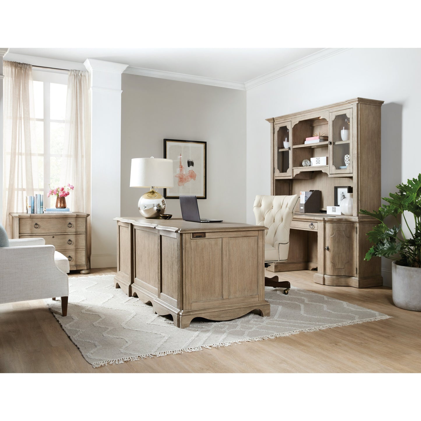 005 SI-1748754 | Lifestyle | Corsica Lateral File Cabinet by Hooker Furniture. Made from acacia veneers in a traditional style.