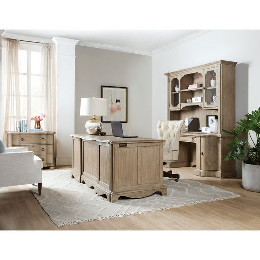 Corsica Executive Desk by Hooker Furniture. Made from acacia veneers in a traditional style.