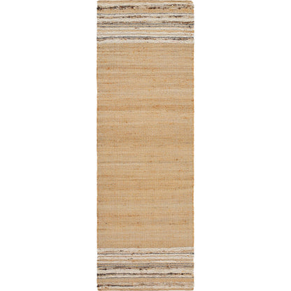Geneva Rug - 31802 by Surya in black, charcoal, peach, light beige. Made from 60% jute, 40% wool in a unique style.