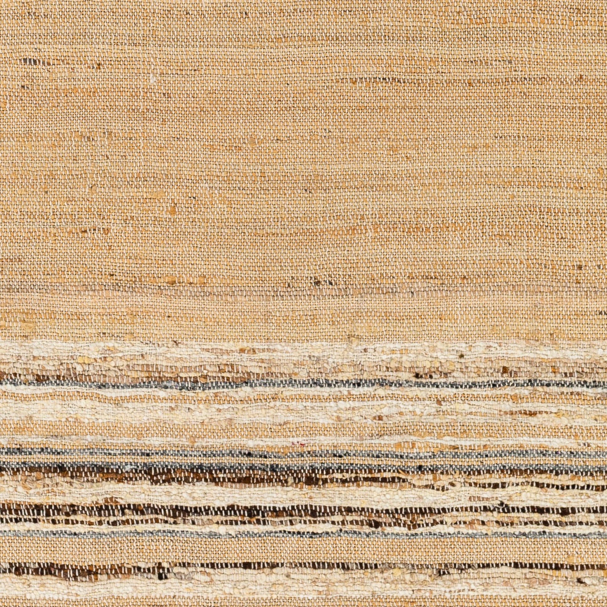 Geneva GNV-2300 Rug by Surya in black, charcoal, peach, light beige. Made from 60% jute, 40% wool in a unique style.