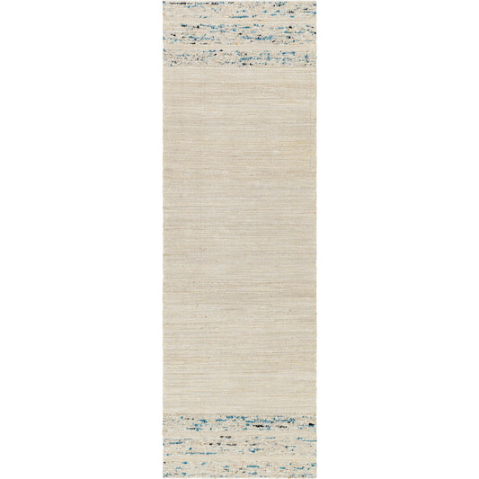 Geneva Rug - 31804 by Surya in light beige, black, blue. Made from 60% jute, 40% wool in a unique style.