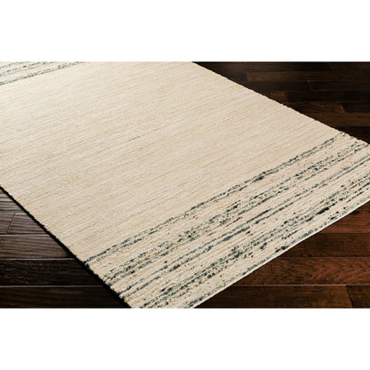 Geneva GNV-2303 Rug by Surya in beige, dark green, light sage, tan. Made from 60% jute, 40% wool in a unique style.