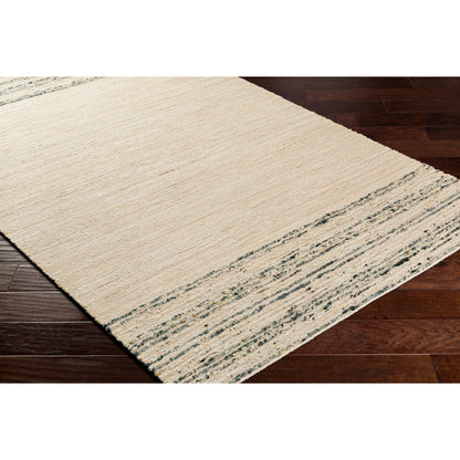 Geneva GNV-2303 Rug by Surya in beige, dark green, light sage, tan. Made from 60% jute, 40% wool in a unique style.