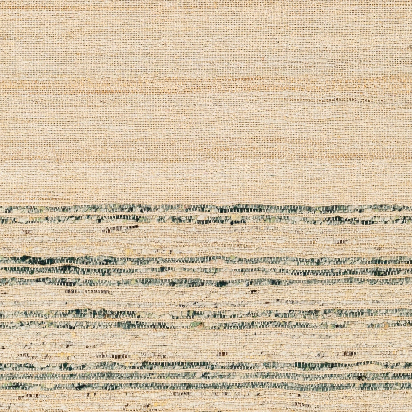 006 SI-1882128,SI-1882130,SI-1882131,SI-1882133 | Closeup | Geneva GNV-2303 Rug by Surya in beige, dark green, light sage, tan. Made from 60% jute, 40% wool in a unique style.